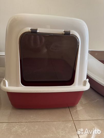 Лоток для кошек 2 шт. + 2 совка