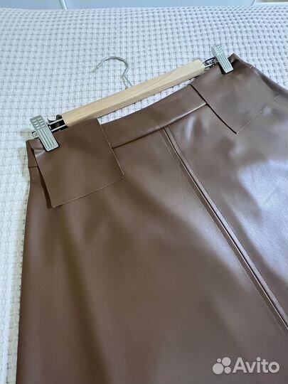 Кожаная юбка