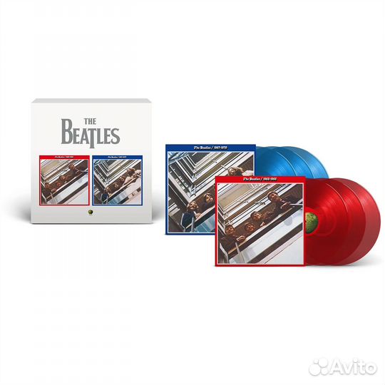 THE beatles: RED blue 1962-1970 (2023 6 LP colour)