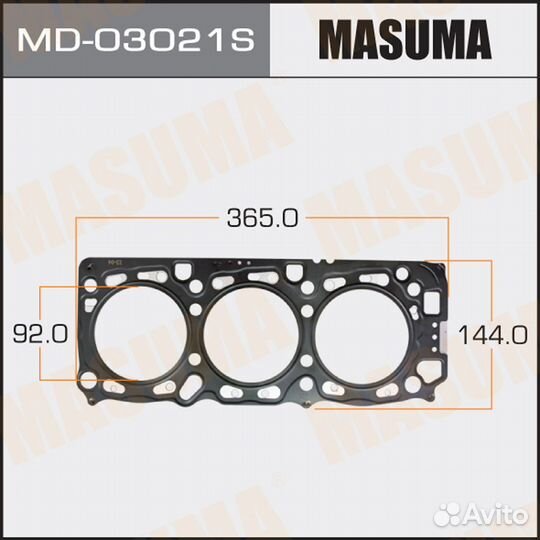 Прокладка гбц Mitsubishi Delica, Pajero 94-00 (6G7