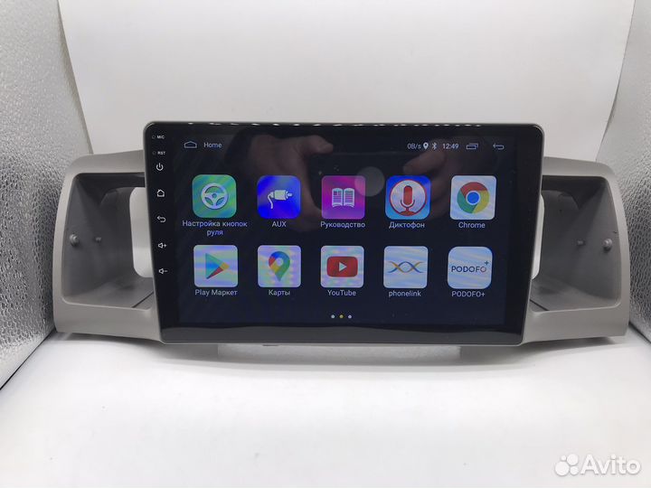 Магнитола Corolla 120 Android 1+16 9