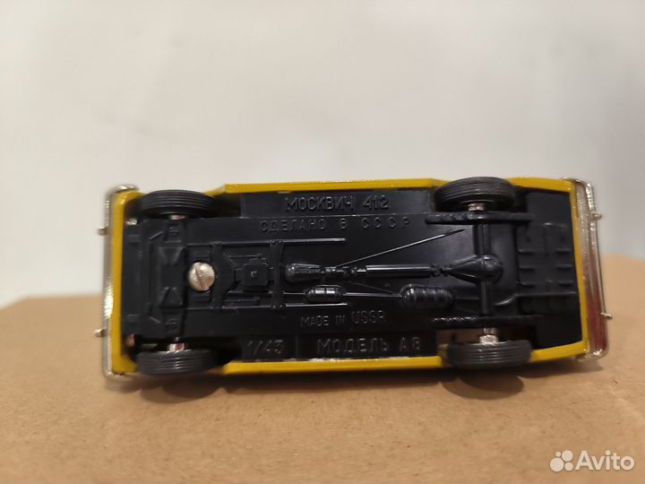 Модель А8 автомобиля СССР Москвич 412 гаи