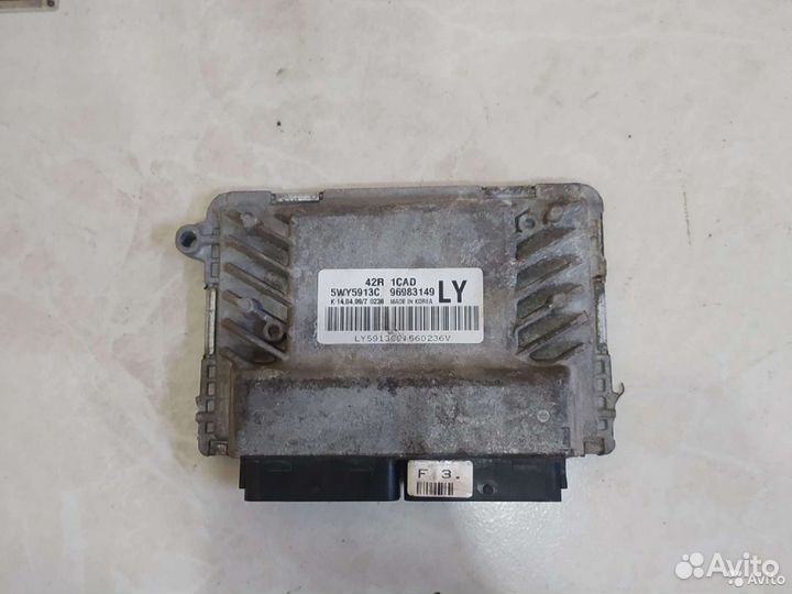 Блок управления двигателем (эбу) Chevrolet Авео Т2