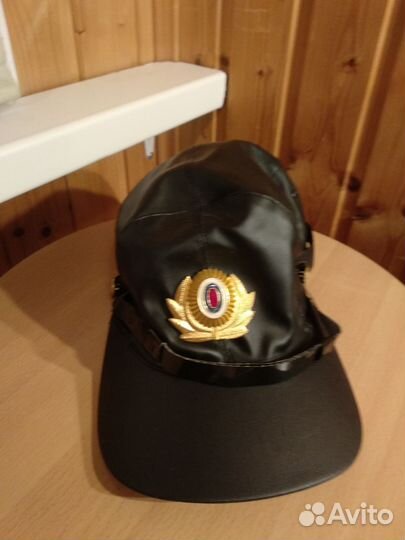 Кепка полицейского кожзам