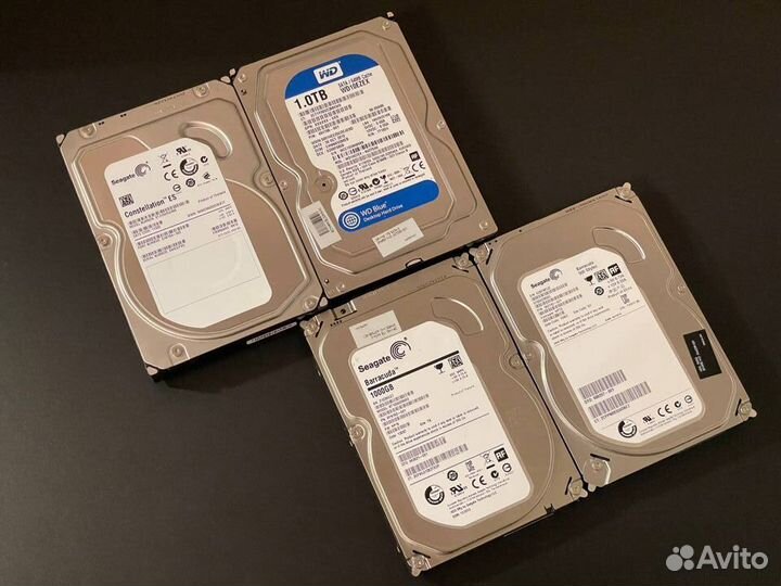 Жесткие диски неисправные HDD 1Tb 500Gb