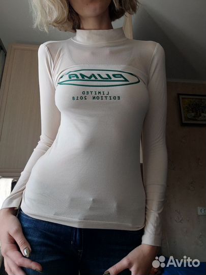 Винтажный лонгслив puma