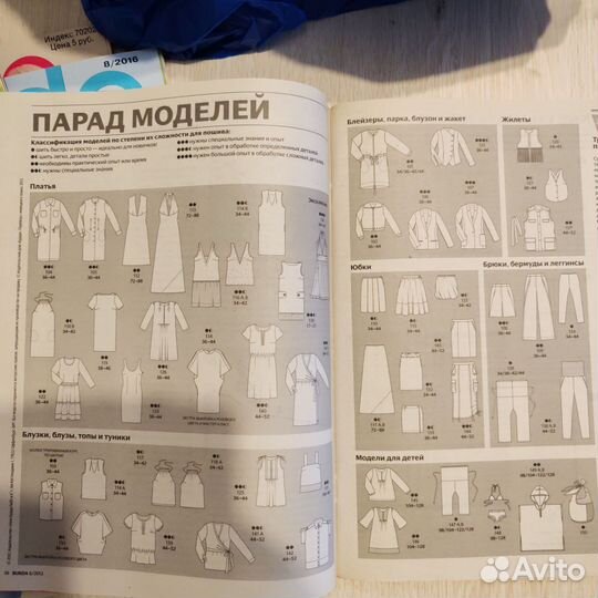 Журналы кройки и шитья, шик, бурда моден, диана