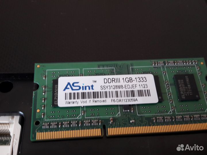 Оперативная память DDR3 ASint sodimm 1333 мгц