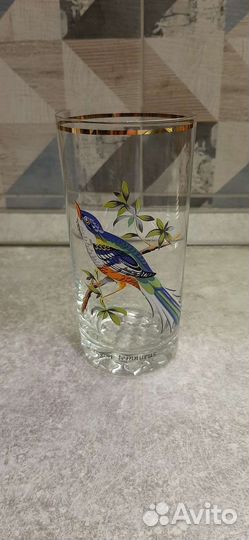 Стакан богемское стекло 