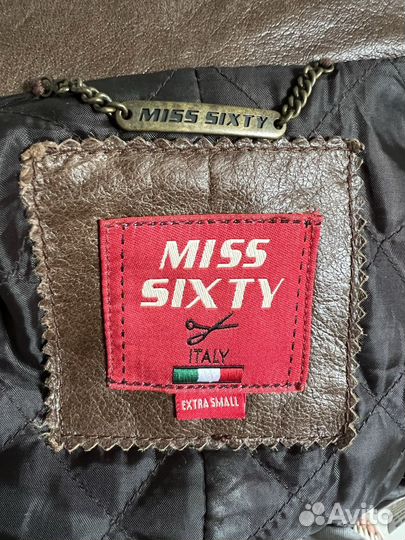 Куртка кожаная женская miss sixty оригинал