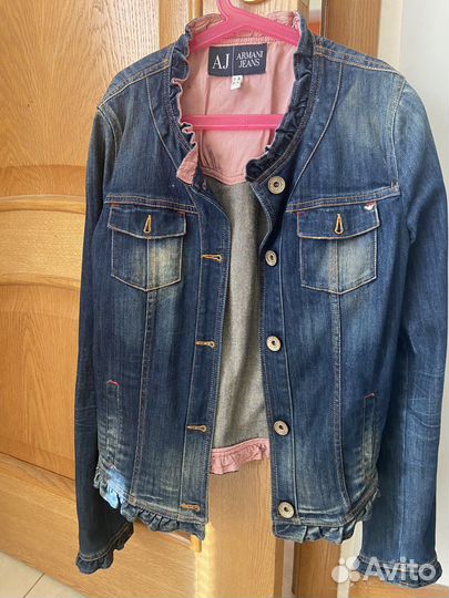 Джинсовая куртка женская Armani оригинал