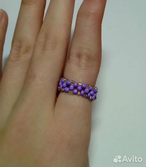 Кольца из бисера