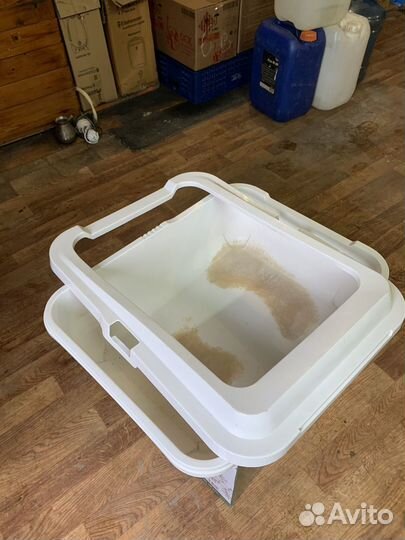 Лоток для кошек большой с бортиками