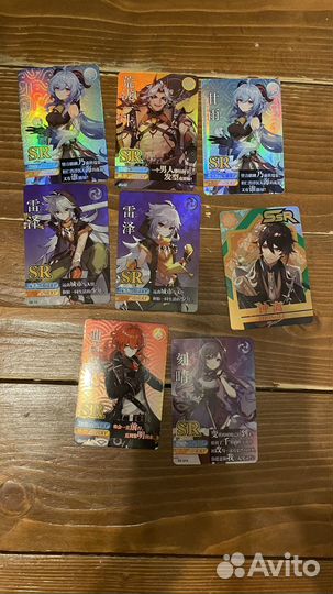 Коллекционные карты геншин импакт