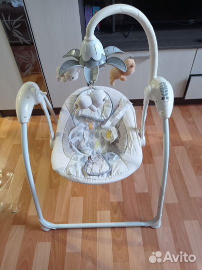 Детские электронные качели для новорожденных