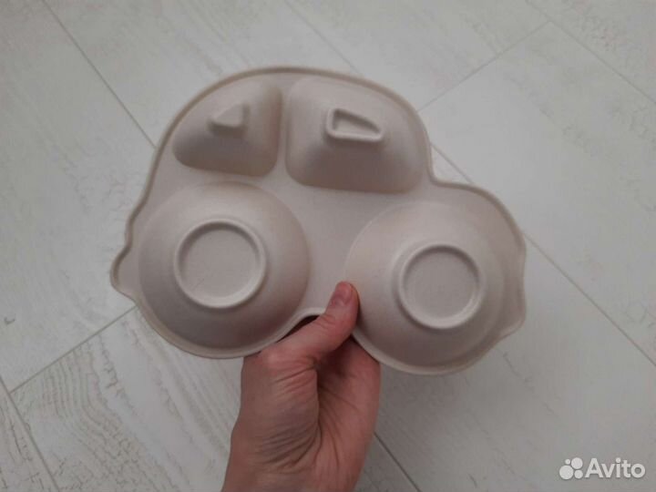 Детская тарелка из бамбука