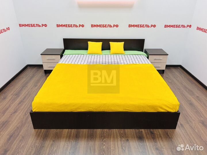 Кровать двуспальная 180х200