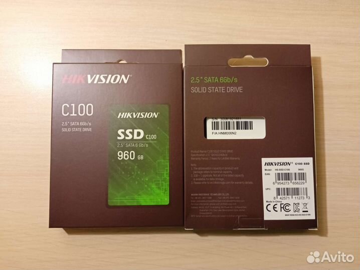 SSD 960gb новые