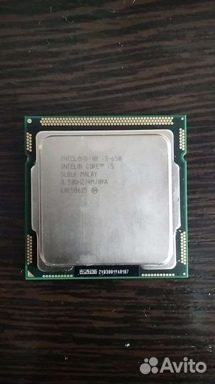 Процессор intel core i5 650 1156
