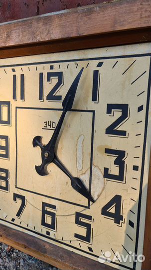 Часы цеховые, производственные времен СССР