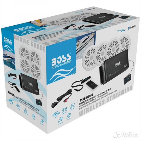 Комплект морской акустики boss marine