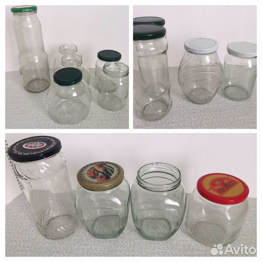 Стеклянная банка с винтовой крышкой