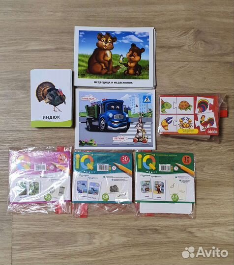 Карточки (животные, предметы)