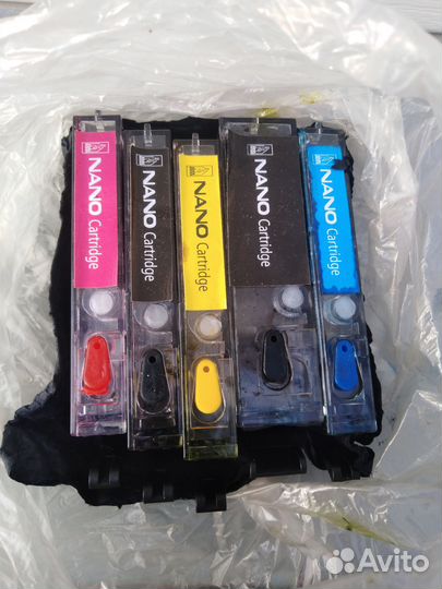 Картриджи цветного принтера canon