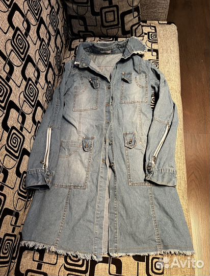 Джинсовое платье