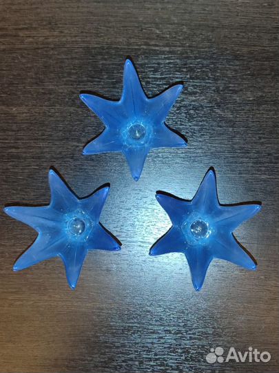 Подсвечники Лилия гусь хрустальный