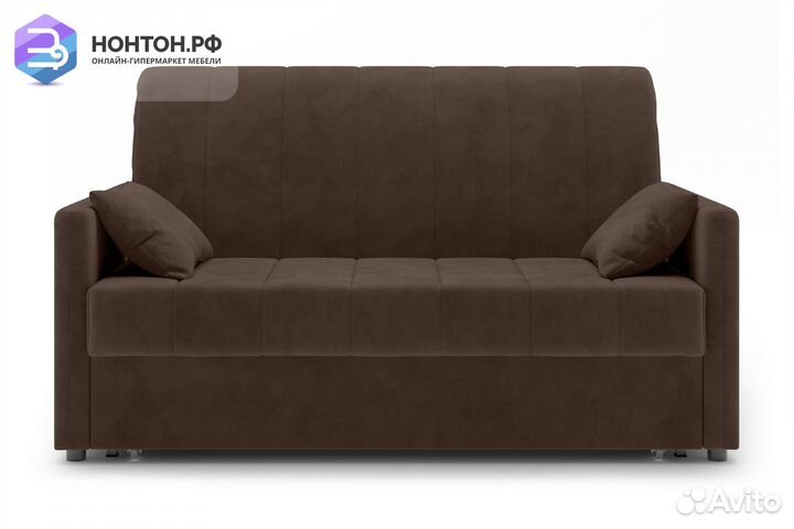 Диван аккордеон Бремен коричневый