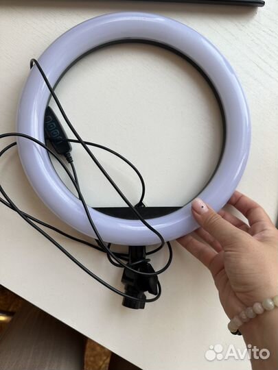Кольцевая лампа 26 см