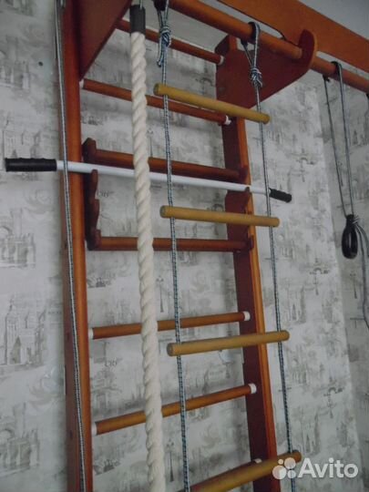 Детская шведская стенка Kampfer деревянная