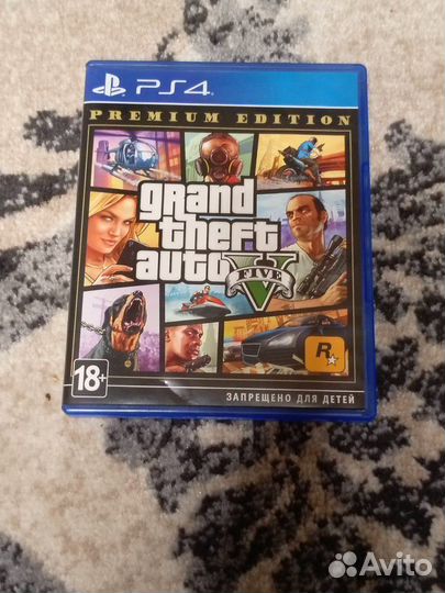 Диск GTA 5 на ps 4
