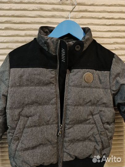 Куртка демисезонная armani junior для мальчика 104