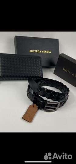 Ремень мужской кожаный Bottega Veneta l