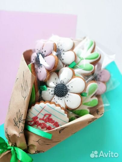 Имбирные пряники на 1 сентября пряничные букеты