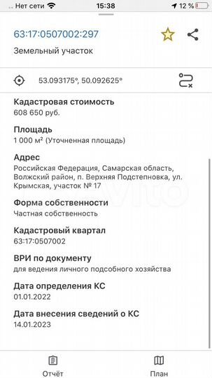 Участок 10 сот. (ИЖС)