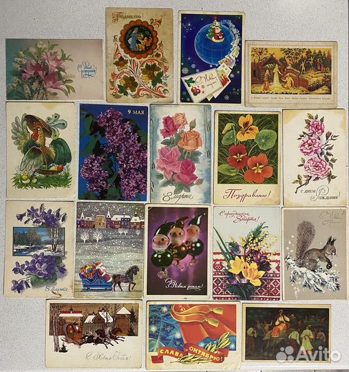 Открытки СССР чистые