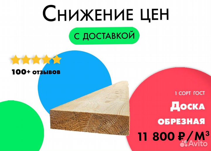 Доска обрезная