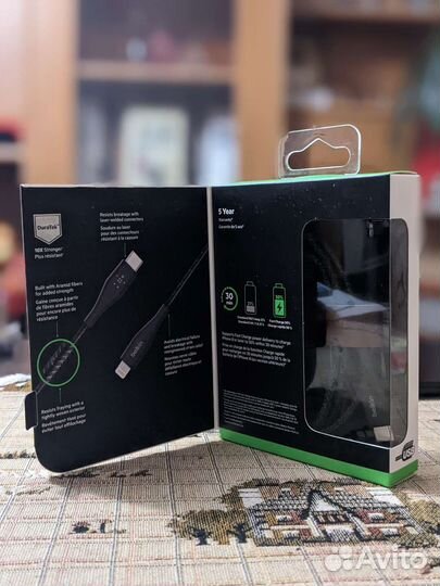 Кабель Belkin Duratek Plus Type C-Lightning