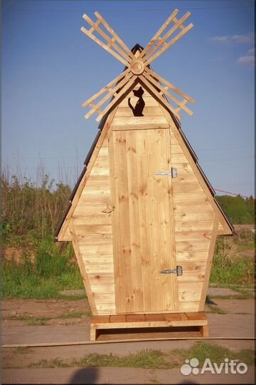 Уличный туалет деревянный JKT226