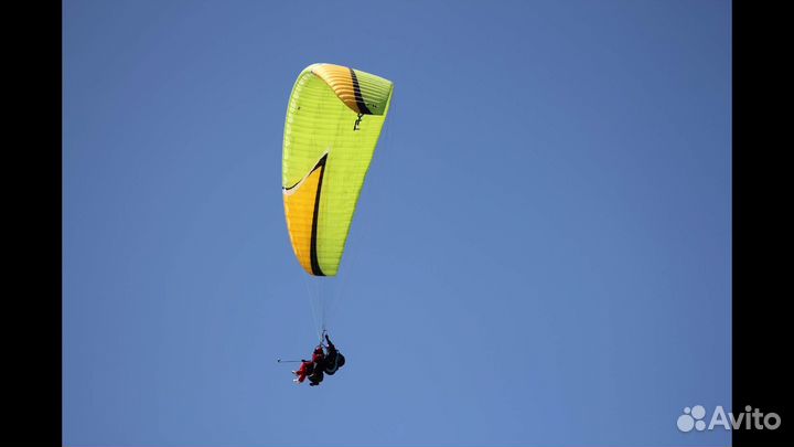 Полет на парашюте с инструктором