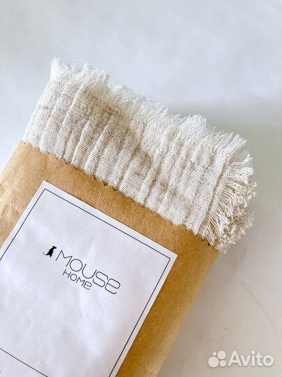 Набор салфеток из конопляного муслина