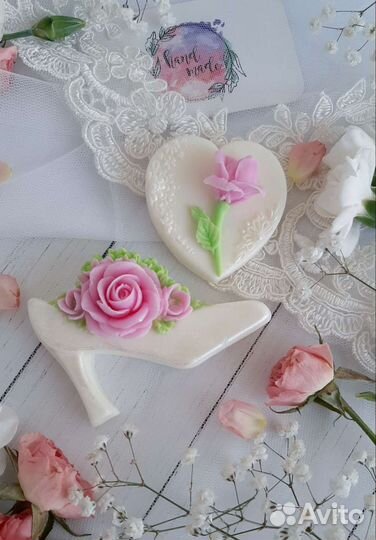 Свадебная бонбоньерка мыло