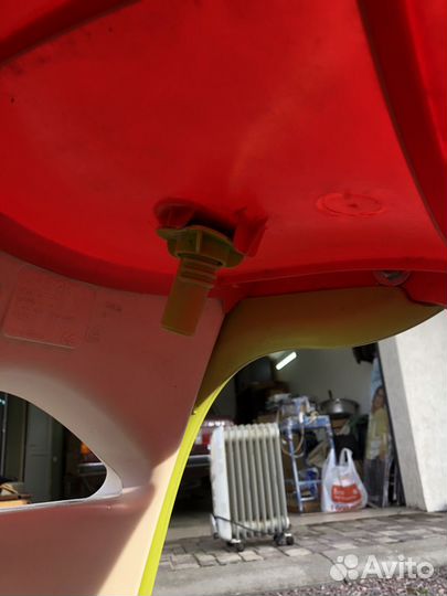 Детская горка пластиковая уличная с поливом