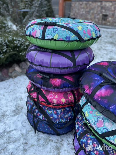 Тюбинг ватрушка плюшка новая 80 см