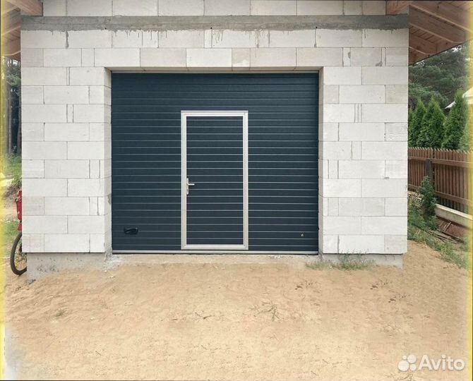 Секционные подъемные ворота с терморазрывом