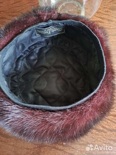 Шапка норковая женская