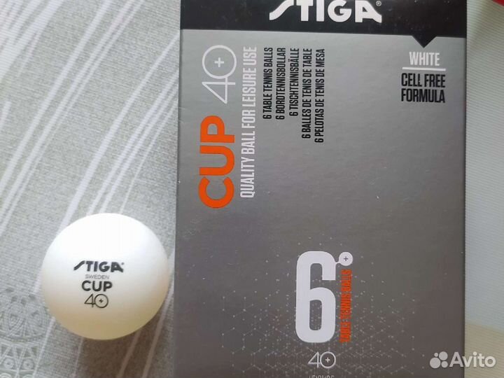 Мячи для настольного тенниса Stiga Cup40+